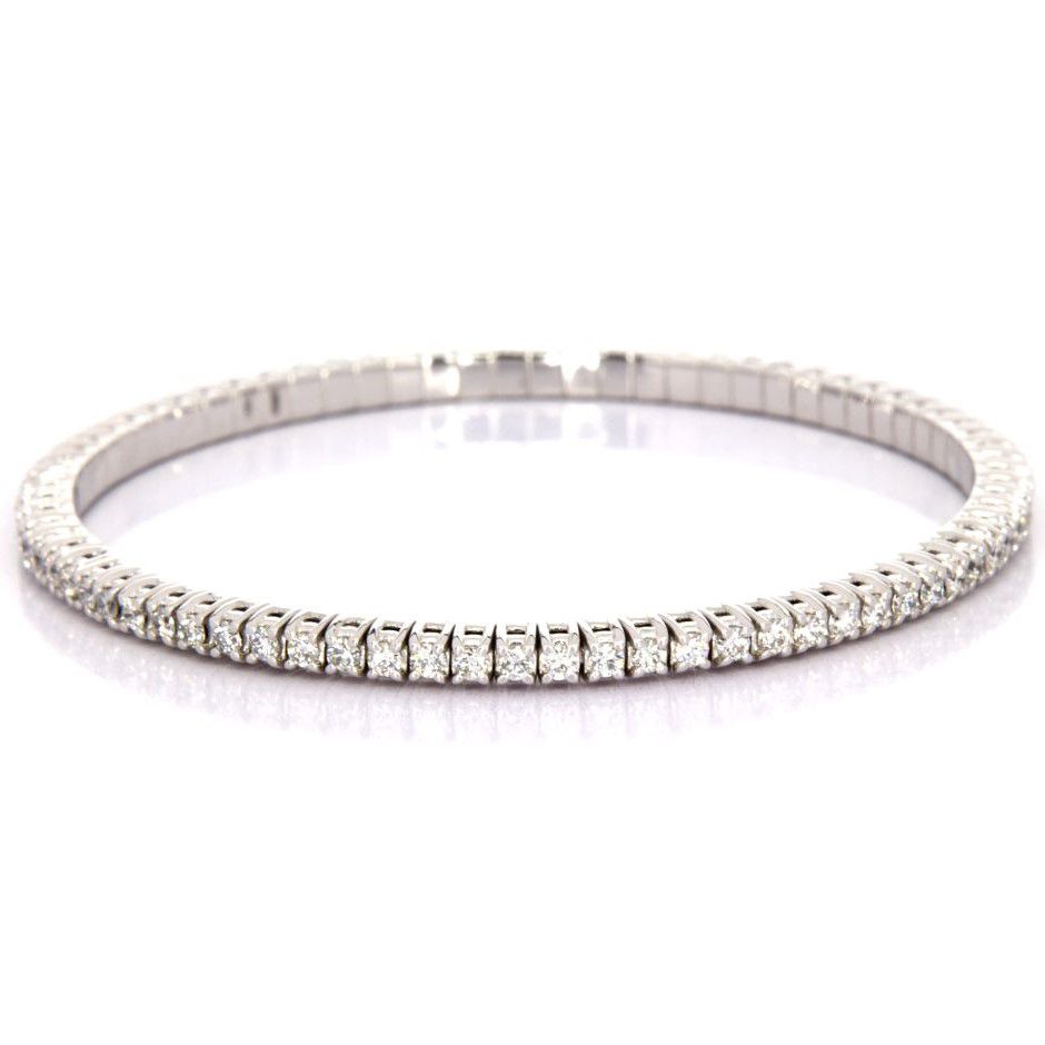 Collezione Siracusa Bracciale Oro Bianco 18kt e Brillanti