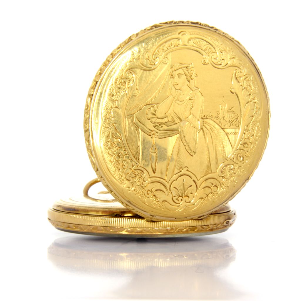 Orologio fine '700 - in oro basso titolo - perfettamente funzionante