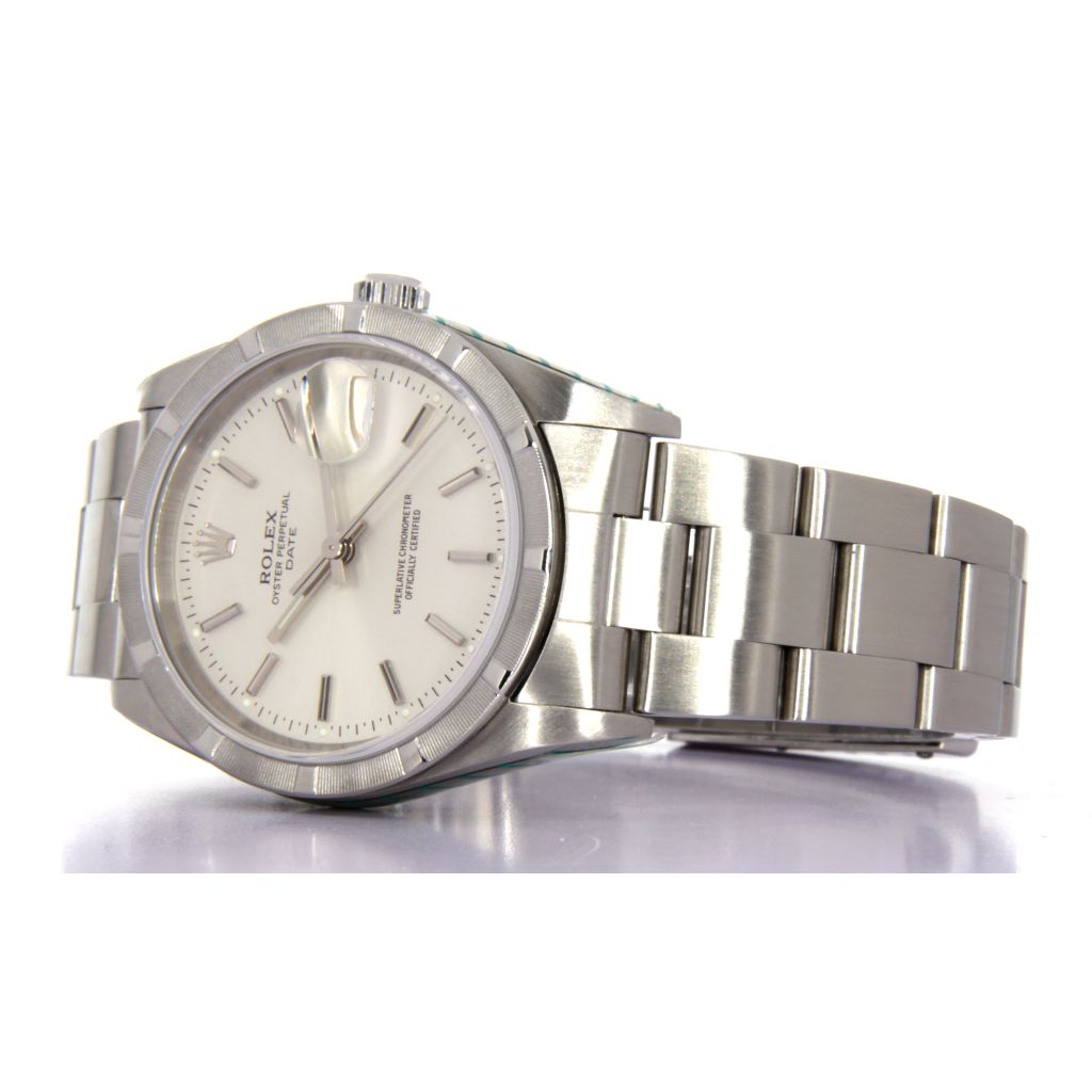 ROLEX DATE 15210 - 2003 - BOX & PAPERS - s/n Y289XXX