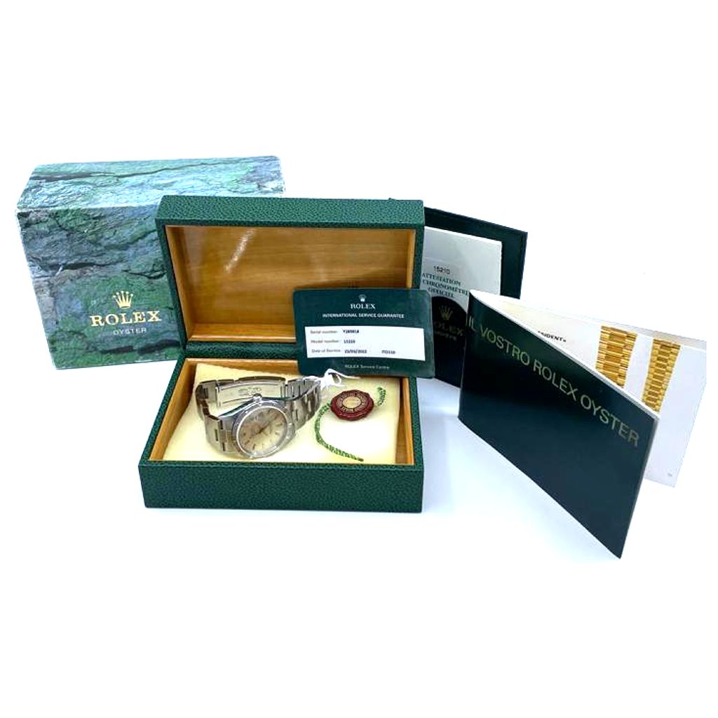 ROLEX Oyster Perpetual DATE ref:15210 - 2003 - BOX & PAPERS - s/n Y289XXX