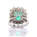 ANELLO CON SMERALDO 11,50CT BRILL.3.6CT