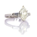 ANELLO MARQUISE DI BRILLANTI GR.5,30 J SI2 IGI 2.06ct