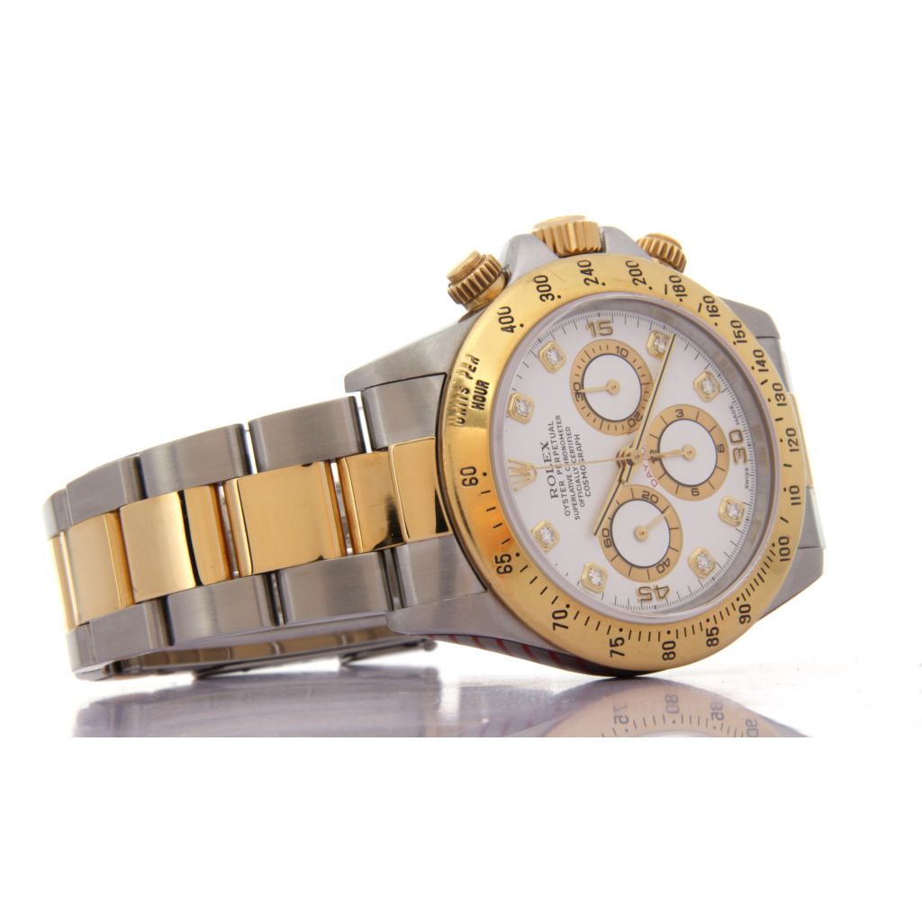 Rolex Oyster Perpetual Cosmograph Daytona - Ref. 16523 - Ser. U47xxxx - Regular 6 & Diamond - Rolex Box&Papers - International Service Guarantee - 1998