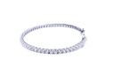 Bracciale tennis con brillanti di carati 2.32 - Colore F/G - Purezza VVS - Collezione Favignana - oro bianco 18Kt gr 9,7