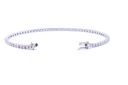 Bracciale tennis con brillanti di carati 3,06 - Colore F/G - Purezza VVS - Collezione Salina - oro bianco 18Kt gr 7,70