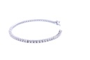 Bracciale tennis con brillanti di carati 3,06 - Colore F/G - Purezza VVS - Collezione Salina - oro bianco 18Kt gr 7,70