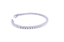 Bracciale tennis con brillanti di carati 1,93 - Colore F/G - Purezza VVS - Collezione Favignana - oro bianco 18Kt gr 8,40