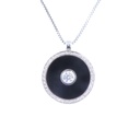 Pend. Tondo onix e brill 0