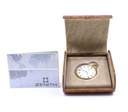 Zenith pocket watch - 18Kt Yellow Gold gr35.6 - original box and papers - 1992 - Preowned