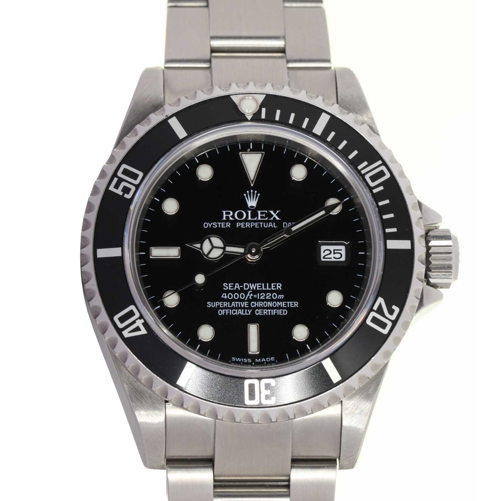 Rolex Sea Dweller ref:16600 Oystersteel, 2005, Rolex Warranty, Rolex Service Box - Serial:D178XXX - Preowned