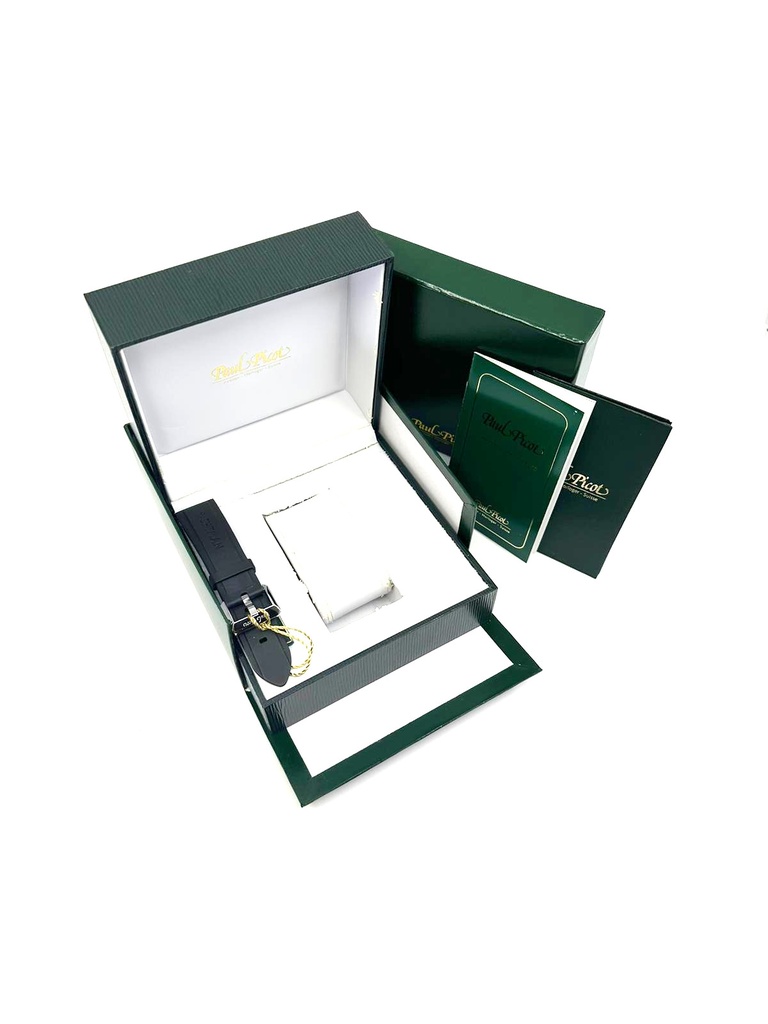 Orologio Paul Picot Yatchman ref:1127NBLS Chrono Day-Date steel, automatic - 2020 original box e papers