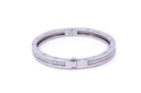 Bracciale Bulgari in oro bianco 18kt. di gr. 30,2 con diamanti