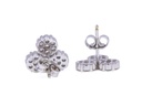 Orecchini tre cerchi - Brillanti 1,48ct. G-VS, oro 18kt. peso totale 3,2gr