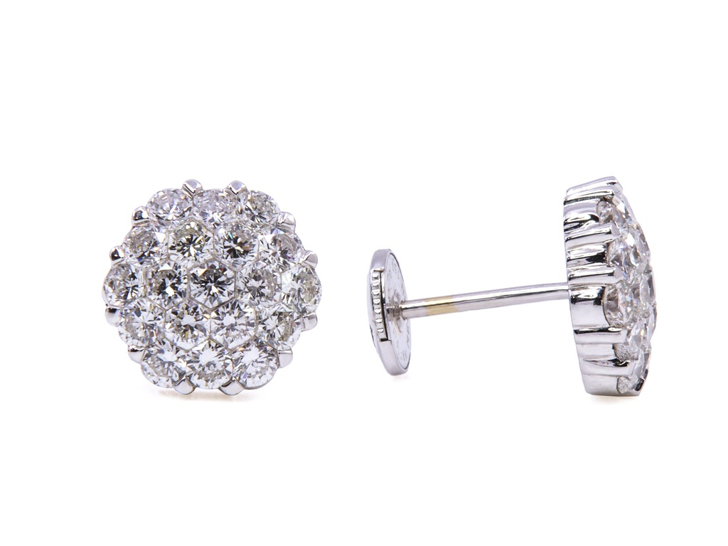 Orecch. c/ brill esagonali G VS 1.94 ct 0  1,94