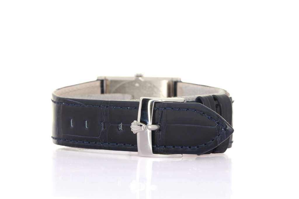 Rolex Cellini ref:4014 - white gold 18kt - brand new Rolex alligator strap - Rolex service 01/2027