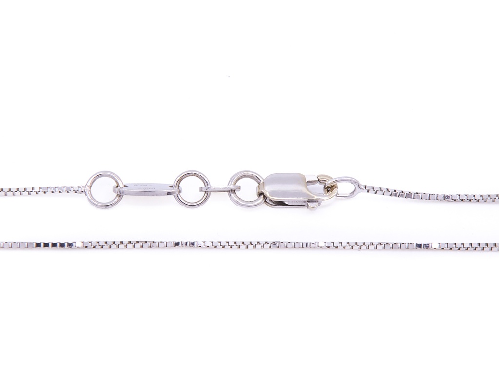 Collana Miluna in oro bianco 18 Kt. con ciondolo a forma di spirale  e brillanti