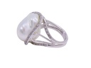 Anello c/perla scaram e brill 0 b 0,28 p 24