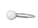 Anello c/ perla e brill ct 0.05 lban004