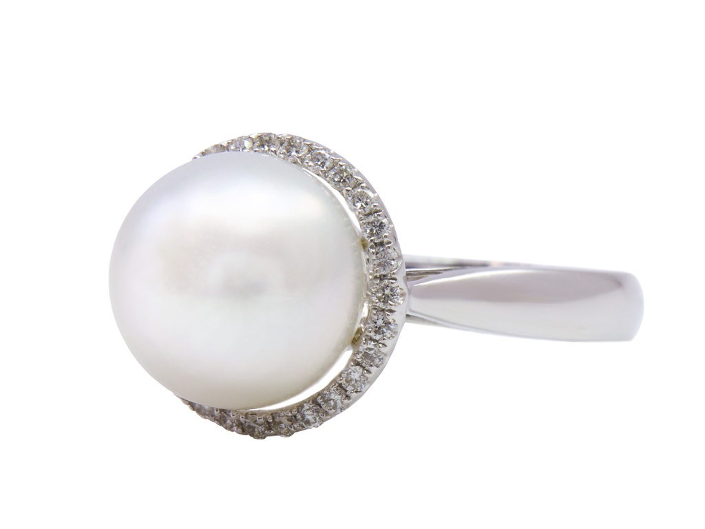 Anello c/ perla e brill 0 b 0,21