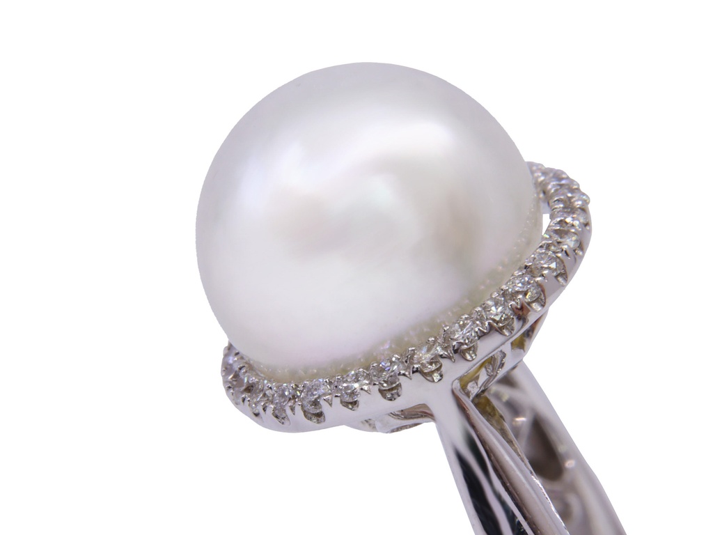 Anello c/ perla e brill 0 b 0,21