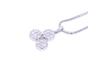 PENDENT TRE FIORI BRILLS.G VS12 CT.086 RND W VS12 CT. 0.86 b 0,86