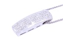 Collana pendente - Brillanti 1,3ct. G-VS, Oro 18kt, peso complessivo 6gr