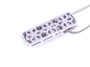 Collana pendente - Brillanti 1,3ct. G-VS, Oro 18kt, peso complessivo 6gr