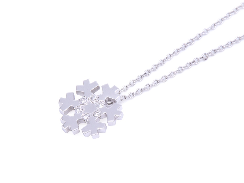 21357 COLL.C/PEND. FIOCCO DI NEVE OB.C/BRILLS CENTRALI 0