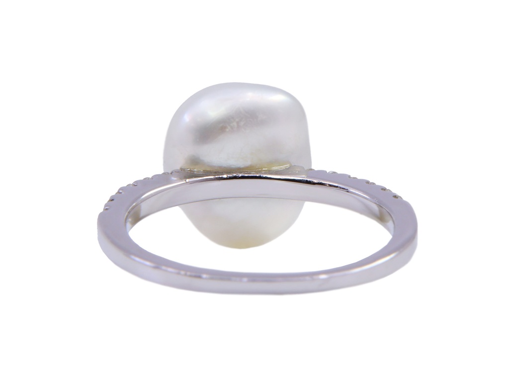 Anello c/perla picc barocca e brill 0 b 0,06