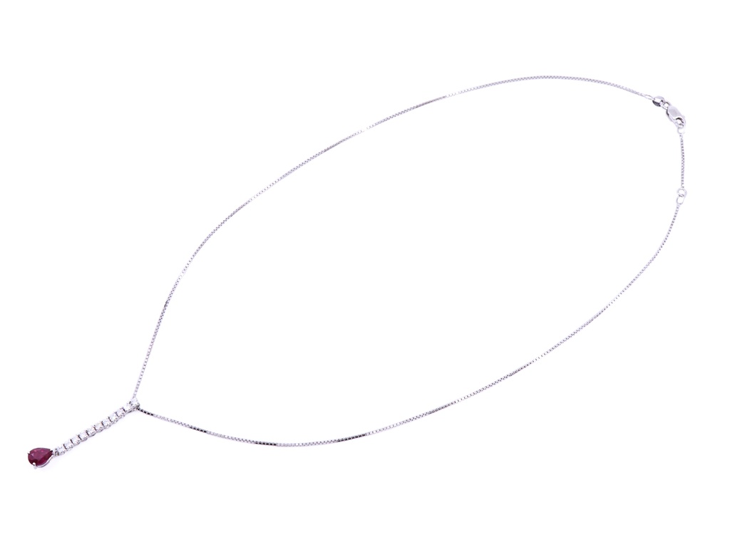 Pend. A goccia con rub e brill 0