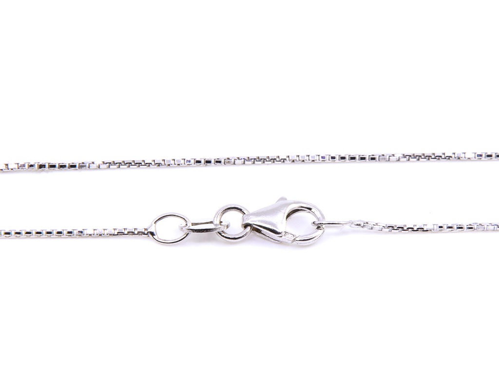 Ciondolo oro Bianco 18kt, br0,26sm0,56 gr4.65