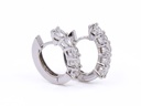 Orecchini in oro bianco 18 kt. con brillanti 2,24ct