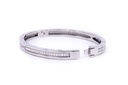 Bracciale Bulgari in oro bianco 18kt. di gr. 30,2 con diamanti