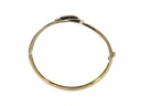 Bracciale rigido in oro giallo 18 kt. con brillantini per grammi 22,7