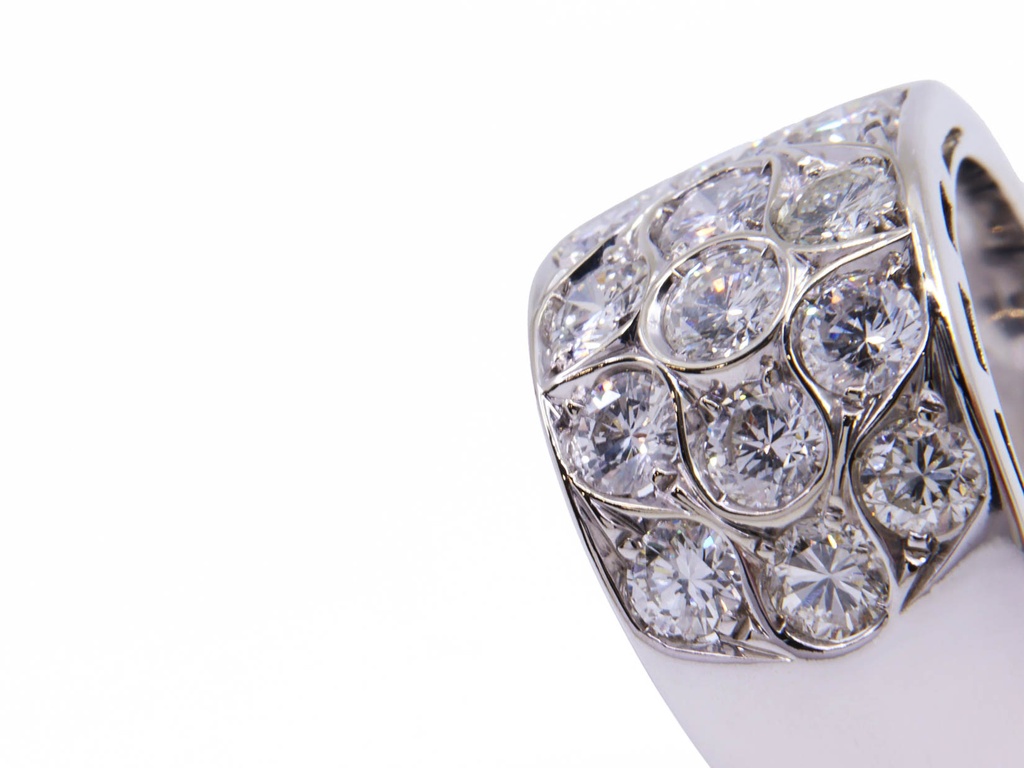 ANELLO ORO E BRILL. GR.10