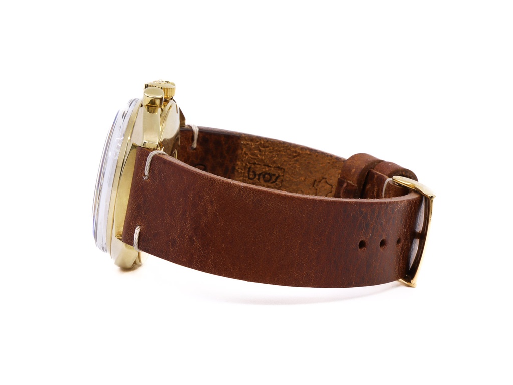 Omega SeaMaster Chrono, 18kt gold, leather Bracelet, diam. 38 MM, calibre 861, Our Box and 2 years warranty 