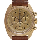 Omega SeaMaster Chrono, 18kt gold, leather Bracelet, diam. 38 MM, calibre 861, Our Box and 2 years warranty 