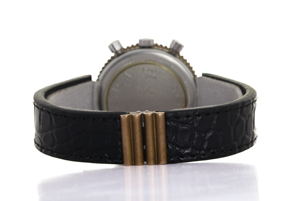 Gerald Genta, GEFICA, Bronze, Mother of Pearl, Chronograph, our Box & warranty, G2989