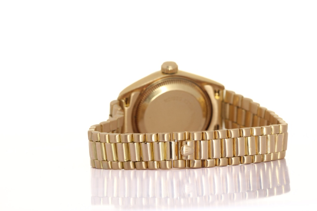 Rolex 69238 O.P. Lady Datejust, Factory Diamonds, 18Kt Yellow Gold, Rolex Box & Papers, 1992