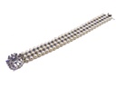 Bracciale con Perle susta oro 18kt e zaffiri blu pesto totale gr 50,9 