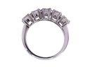 Anello Veretta con 5 brillanti ct. 2.35 - GR.12,07 (modif. a 5.10) ct 2.35 H VVS2 F VS1 G VS2 E VS2 D VS2 cert igi)