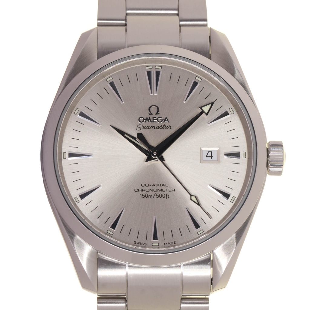 OMEGA SEA MASTER AQUA TERRA BIG SIZE, OMEGA BOX OUR WARRANTY, circa 2005