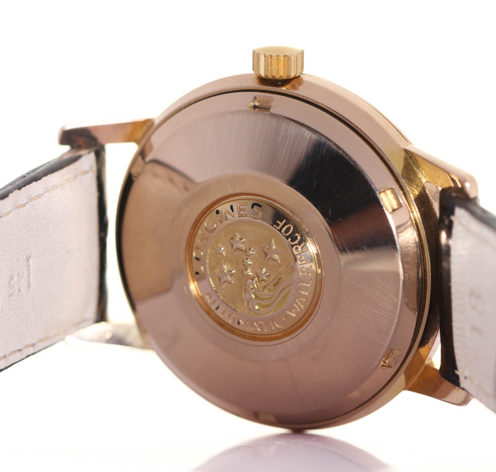 Orologio longines solo cassa 750/°°° ( 18 kt) per grammi 21,10 ad euro 48 al grammo