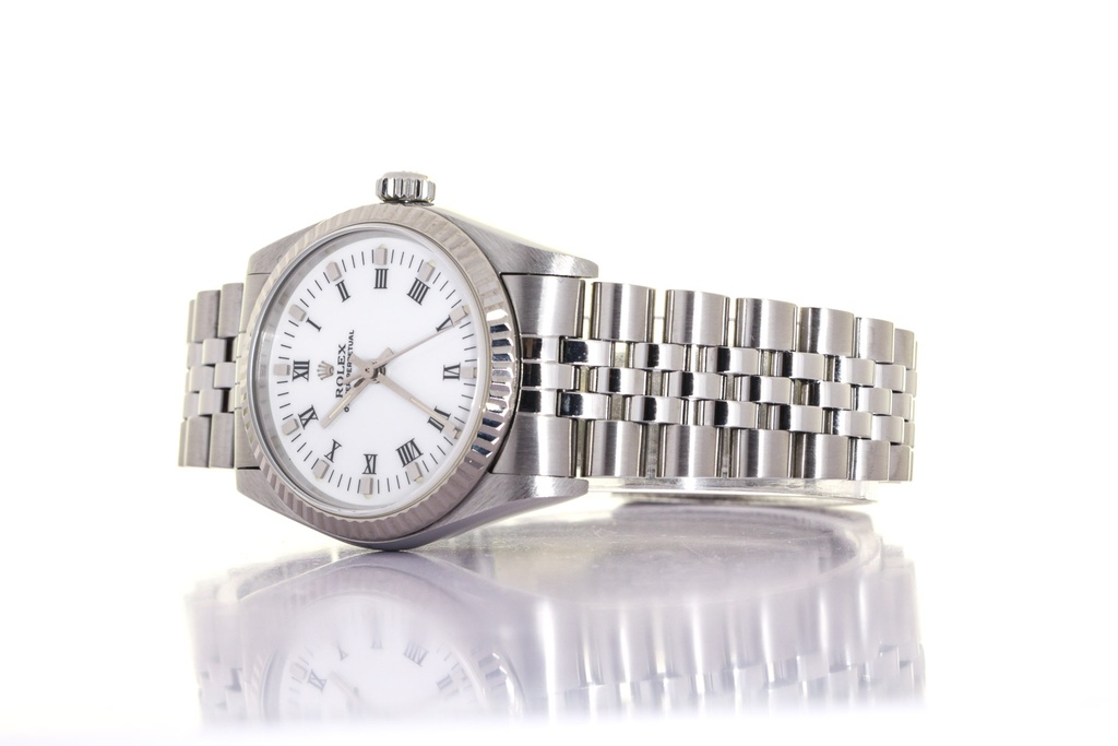 ROLEX O.P. ref:67514 - ROLESOR 18KT GOLD Bezel & STEEL, Rolex Box & Service