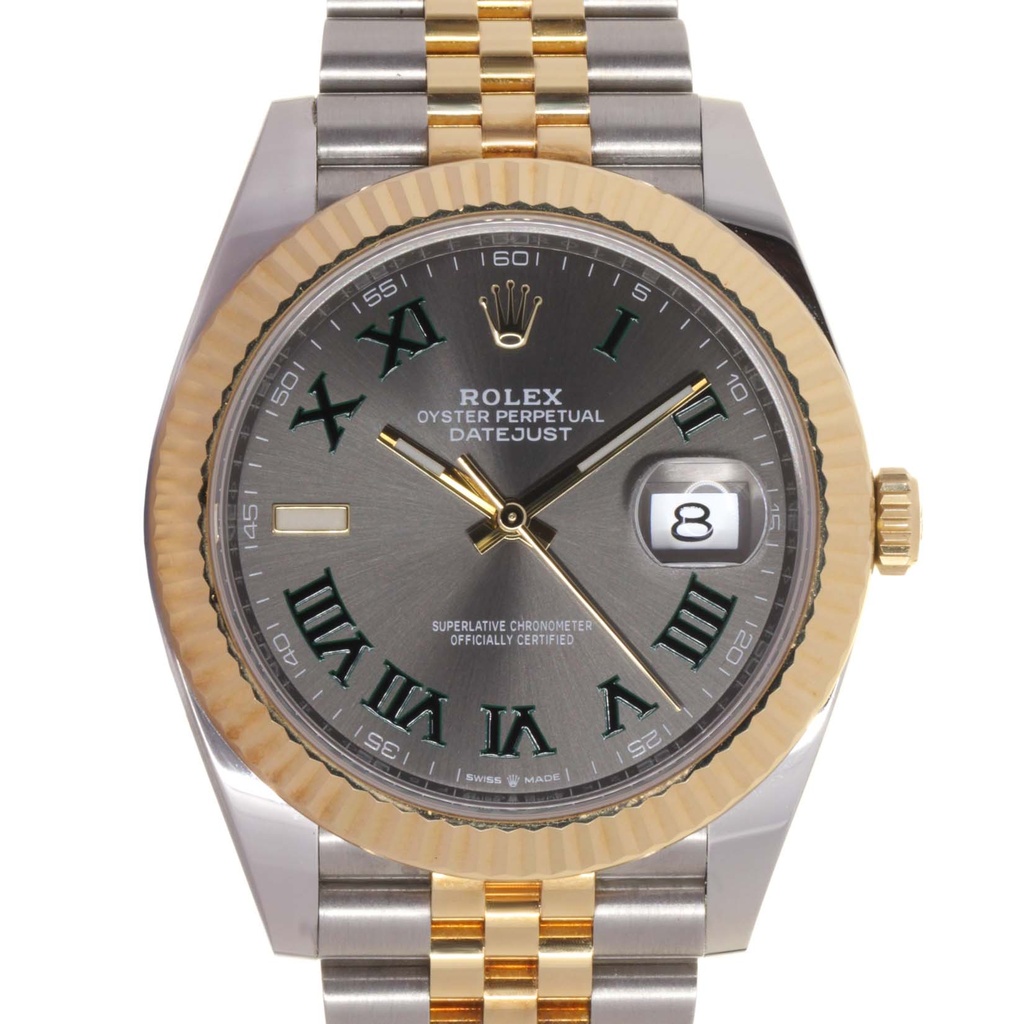 Rolex Datejust 41mm Wimbledon ref:126333 Full Set 11/2019
