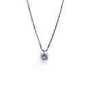 Collana punto luce - Brillante 0,32ct, G-VS1, oro 18kt, peso totale 2gr, IGI 681592086