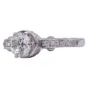 Anello solitario  - Diamante IGI laser inciso 1,24ct. + 0,27ct. I-VS2 oro 18kt. peso totale 5,4 gr