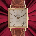 Zenith Gold 18kt (net 15,9gr) Carrè 30 x 30mm, automatic cal. 408,  approx 1970