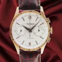 Universal Geneve, 18kt Yellow Gold, Cal.285 Chronograph unicompax, Our Box & Papers