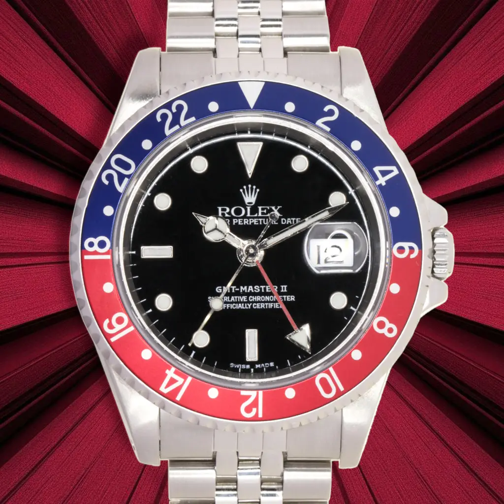 Rolex GMT-MASTER II ref:16710, Rolex Box & Papers, 5/2000 